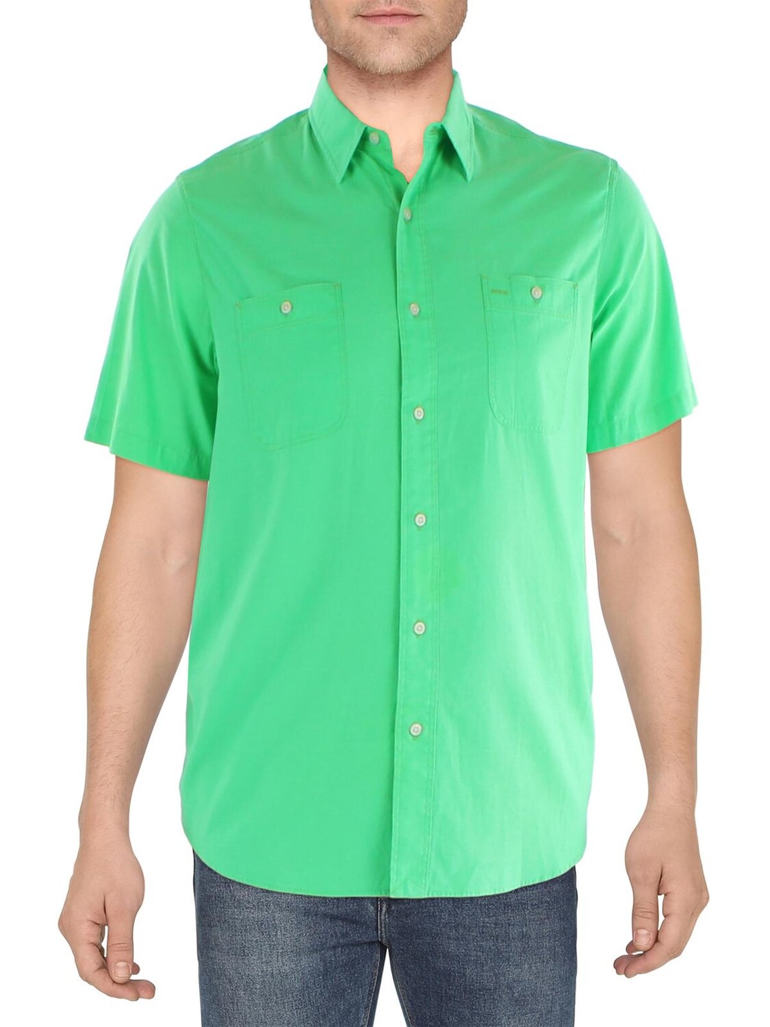 Мужская рубашка на пуговицах из однотонного хлопка Polo Ralph Lauren, цвет Neon Green
Мужская рубашка на пуговицах из однотонного хлопка Polo Ralph Lauren, цвет Neon Green