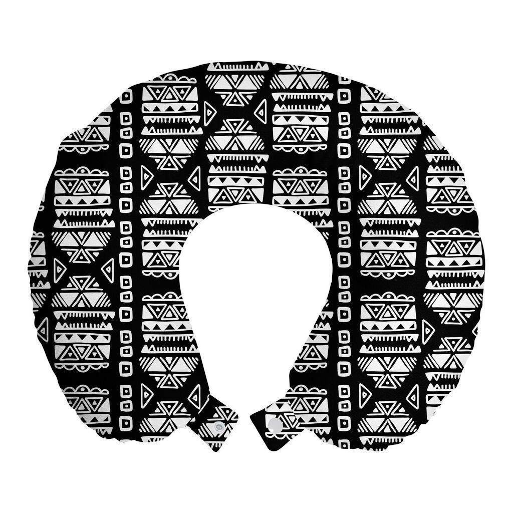 ABAKUHAUS Aztec дорожная подушка для шеи, Doodled Zigzags Triangles, дорожный предмет из пенопласта для самолета и автомобиля, 30x30 см, угольно-серый и белый
ABAKUHAUS Aztec дорожная подушка для шеи, Doodled Zigzags Triangles, дорожный предмет из пенопласта для самолета и автомобиля, 30x30 см, угольно-серый и белый
