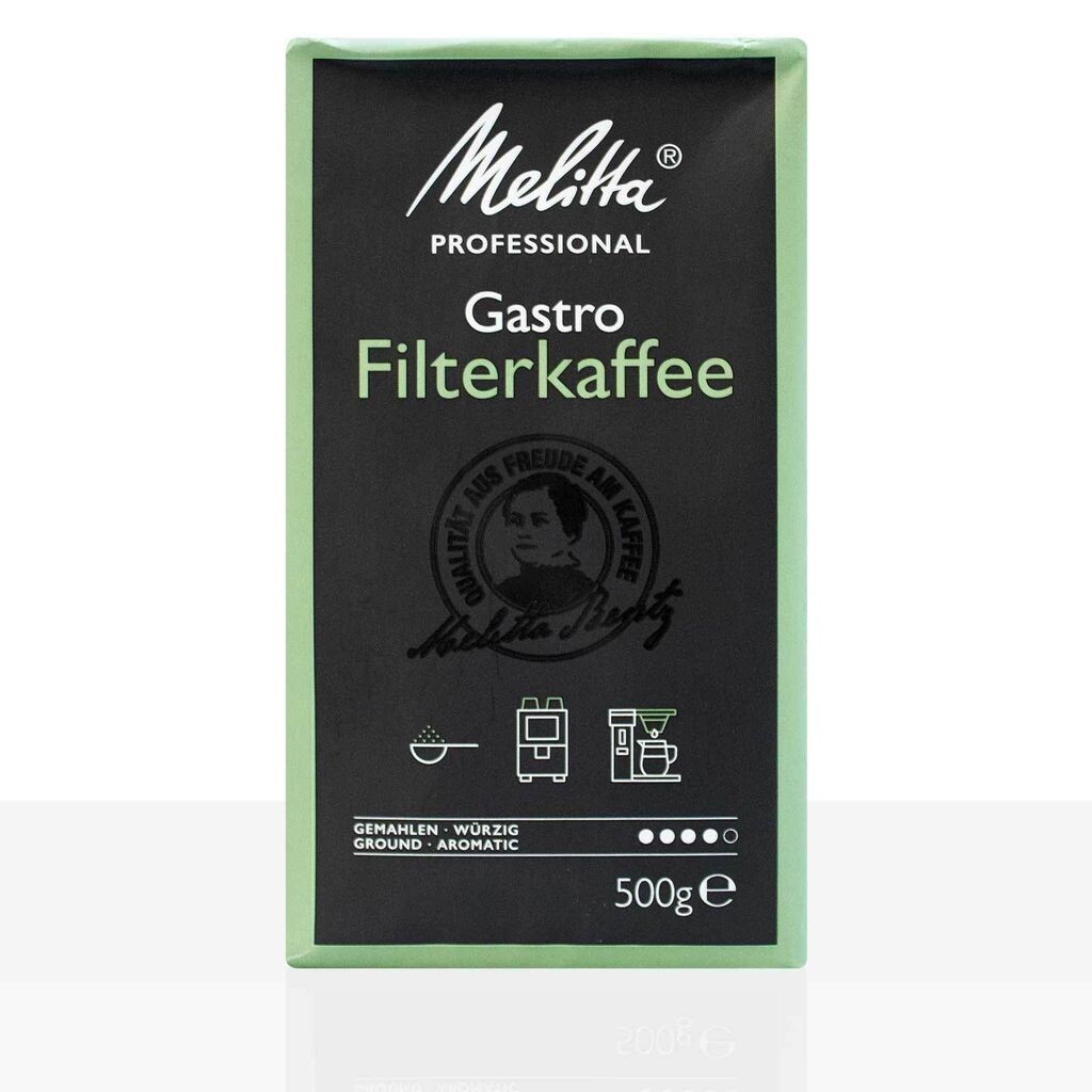 Melitta Gastronomy Filter Coffee Обжаренный кофе, пряный и продуктивный - 500 г молотого кофе
Melitta Gastronomy Filter Coffee Обжаренный кофе, пряный и продуктивный - 500 г молотого кофе