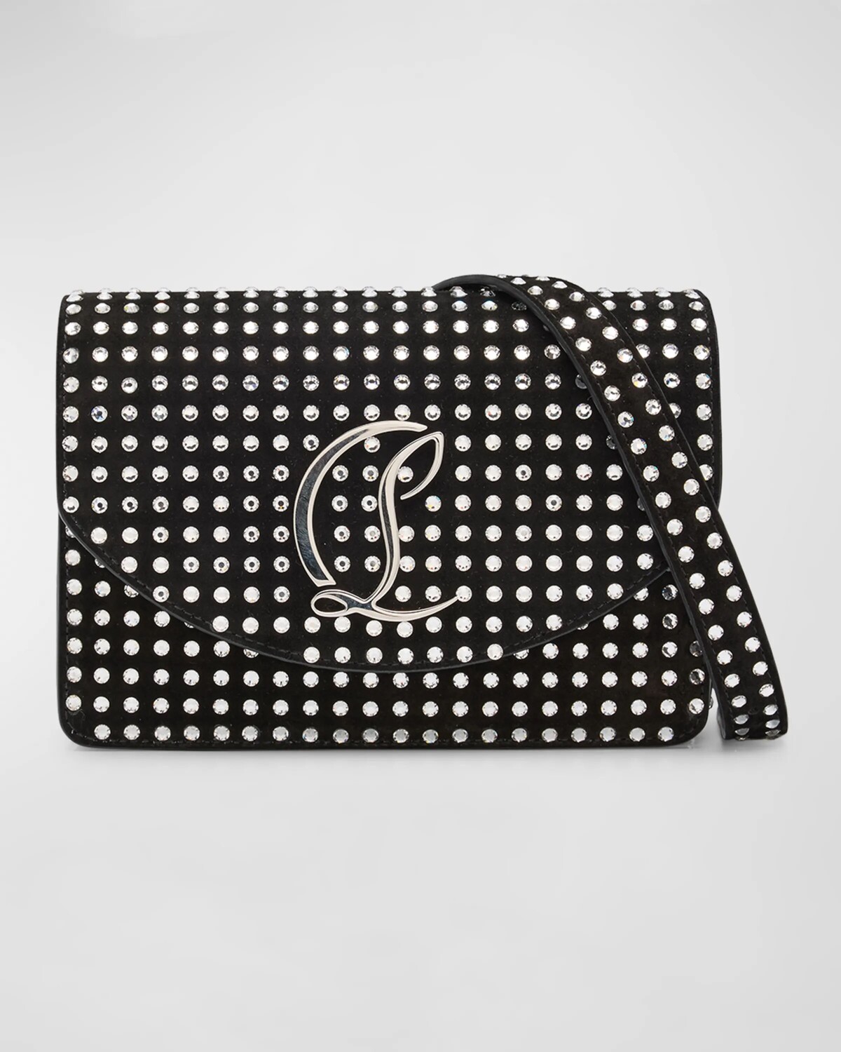 Маленькая сумка через плечо Loubi54 из замши со стразами Christian Louboutin, цвет Black Crystal
Маленькая сумка через плечо Loubi54 из замши со стразами Christian Louboutin, цвет Black Crystal