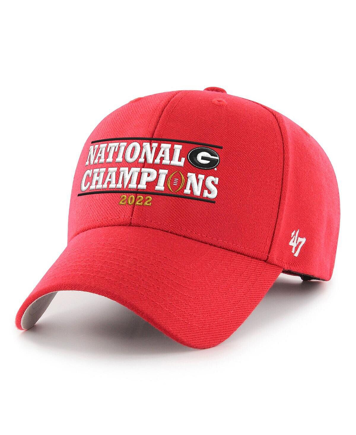 Мужская регулируемая кепка Red Georgia Bulldogs College Football плей-офф 2022 National Champions Stack MVP '47 Brand
Мужская регулируемая кепка Red Georgia Bulldogs College Football плей-офф 2022 National Champions Stack MVP '47 Brand