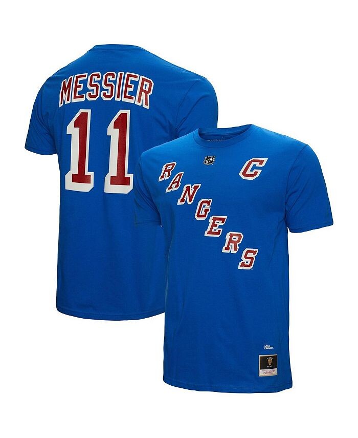 Мужская синяя футболка с именем и номером Mark Messier New York Rangers Mitchell & Ness, синий
Мужская синяя футболка с именем и номером Mark Messier New York Rangers Mitchell & Ness, синий