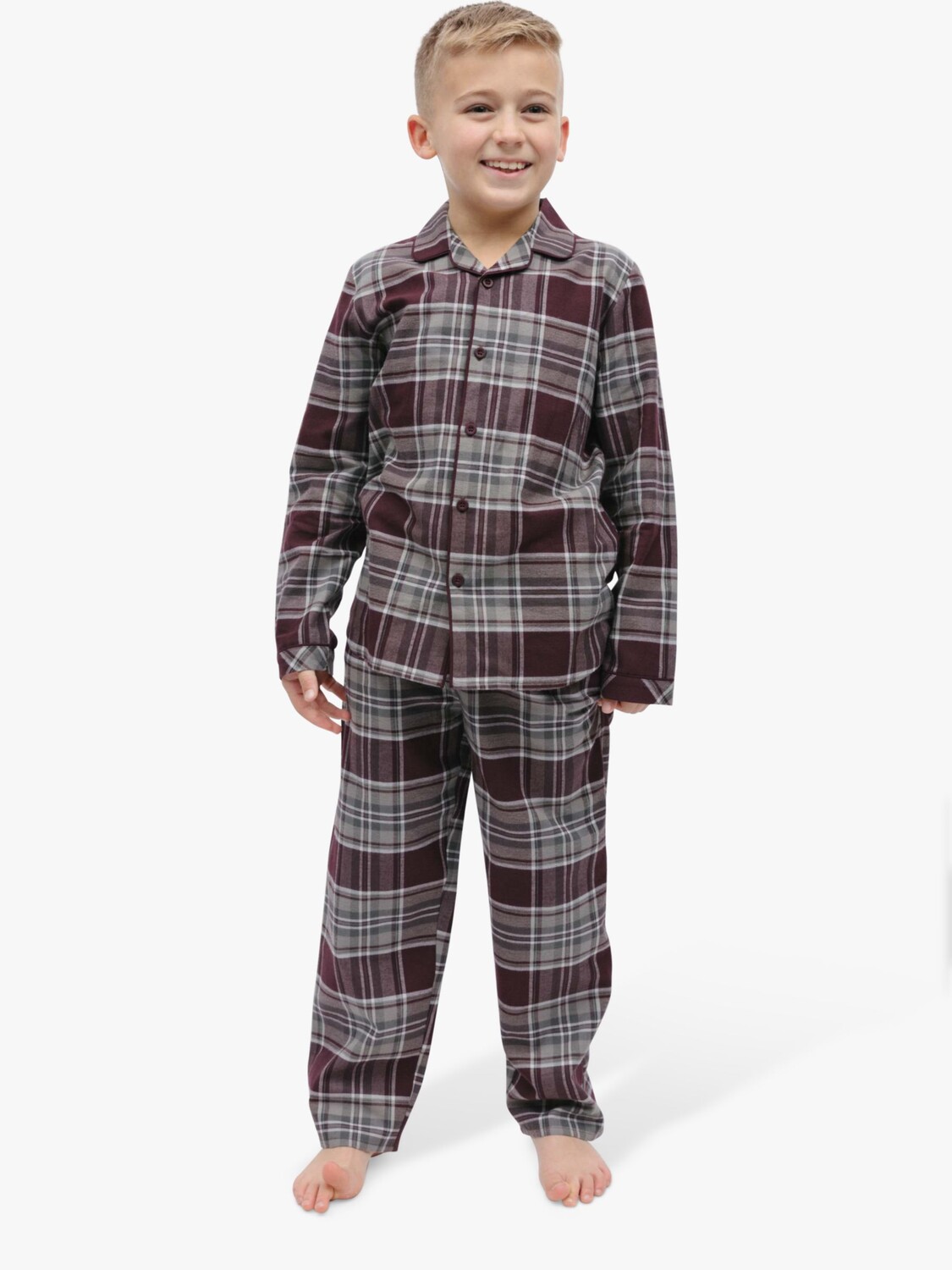Детская пижама в клетку Minijammies Spencer с длинными рукавами Cyberjammies, бордовый/серый
Детская пижама в клетку Minijammies Spencer с длинными рукавами Cyberjammies, бордовый/серый
