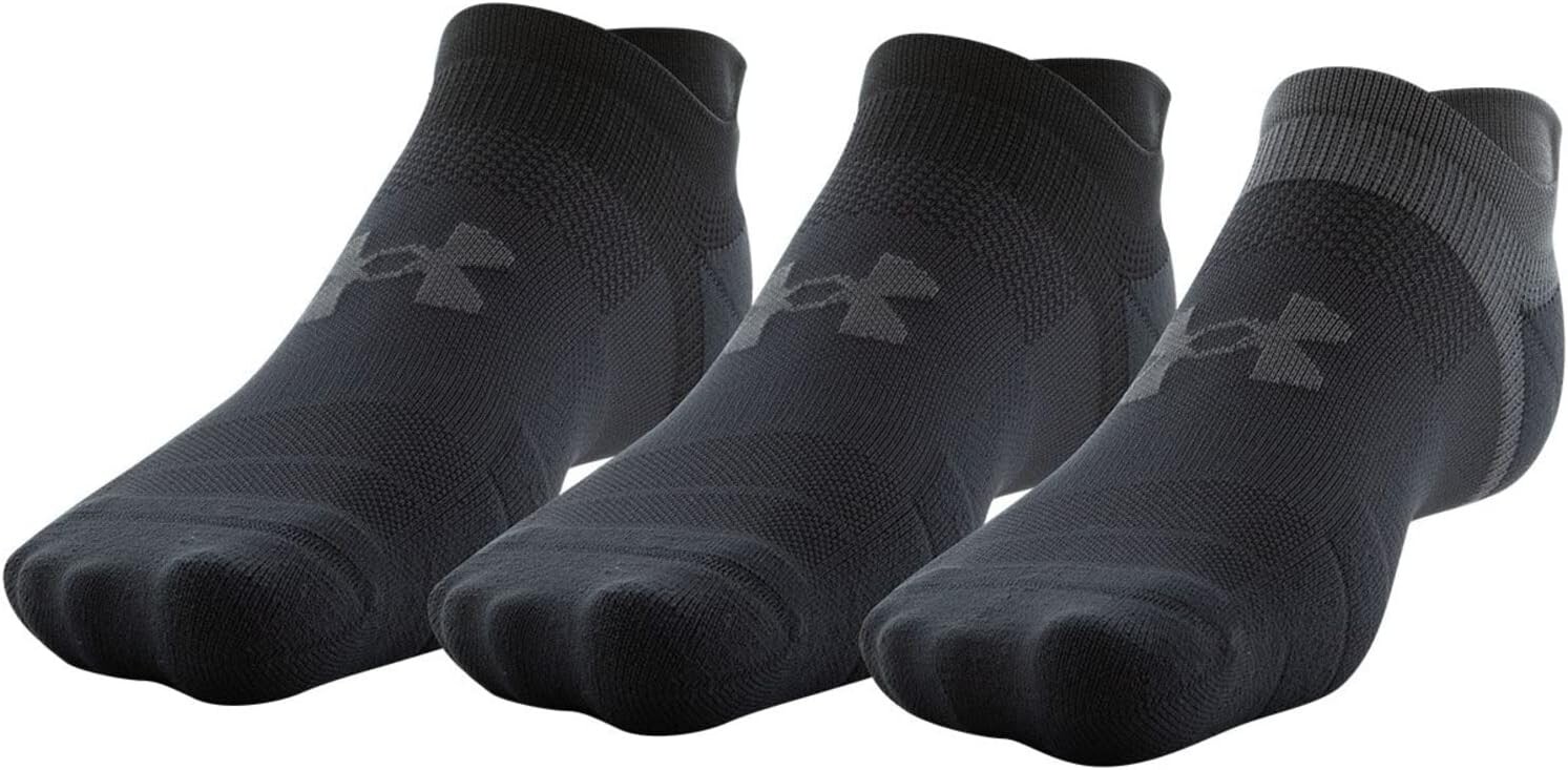 ArmourDry Run Lite, вкладка «Не показывать», 3 пары Under Armour, цвет Black/Jet Gray
ArmourDry Run Lite, вкладка «Не показывать», 3 пары Under Armour, цвет Black/Jet Gray