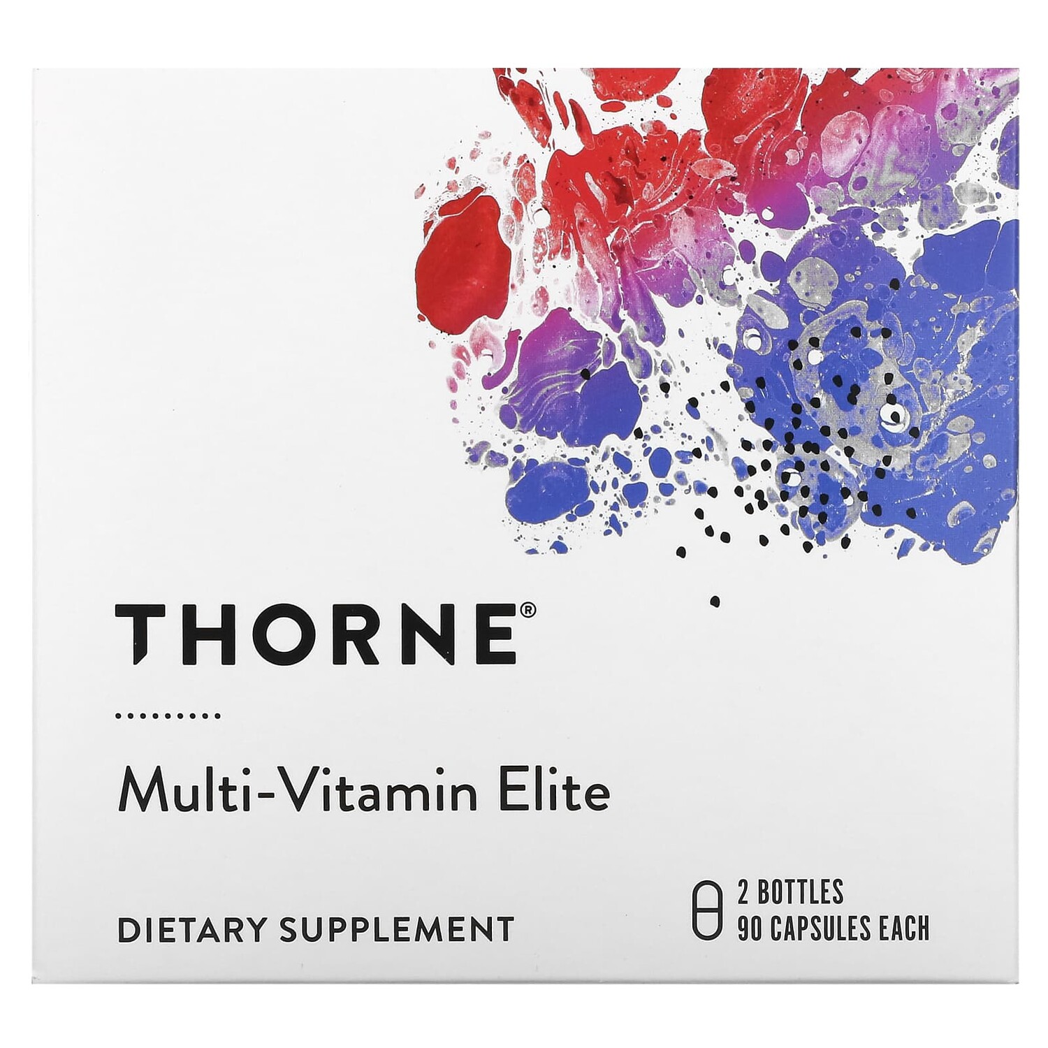Multi-Vitamin Elite, мультивитамины для приема утром и вечером, 2 флакона, по 90 капсул, Thorne
Multi-Vitamin Elite, мультивитамины для приема утром и вечером, 2 флакона, по 90 капсул, Thorne