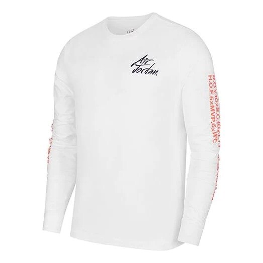 Лонгслив Nike Air Jordan Embroidered Alphabet Printing Casual Sports Round Neck, белый
Лонгслив Nike Air Jordan Embroidered Alphabet Printing Casual Sports Round Neck, белый