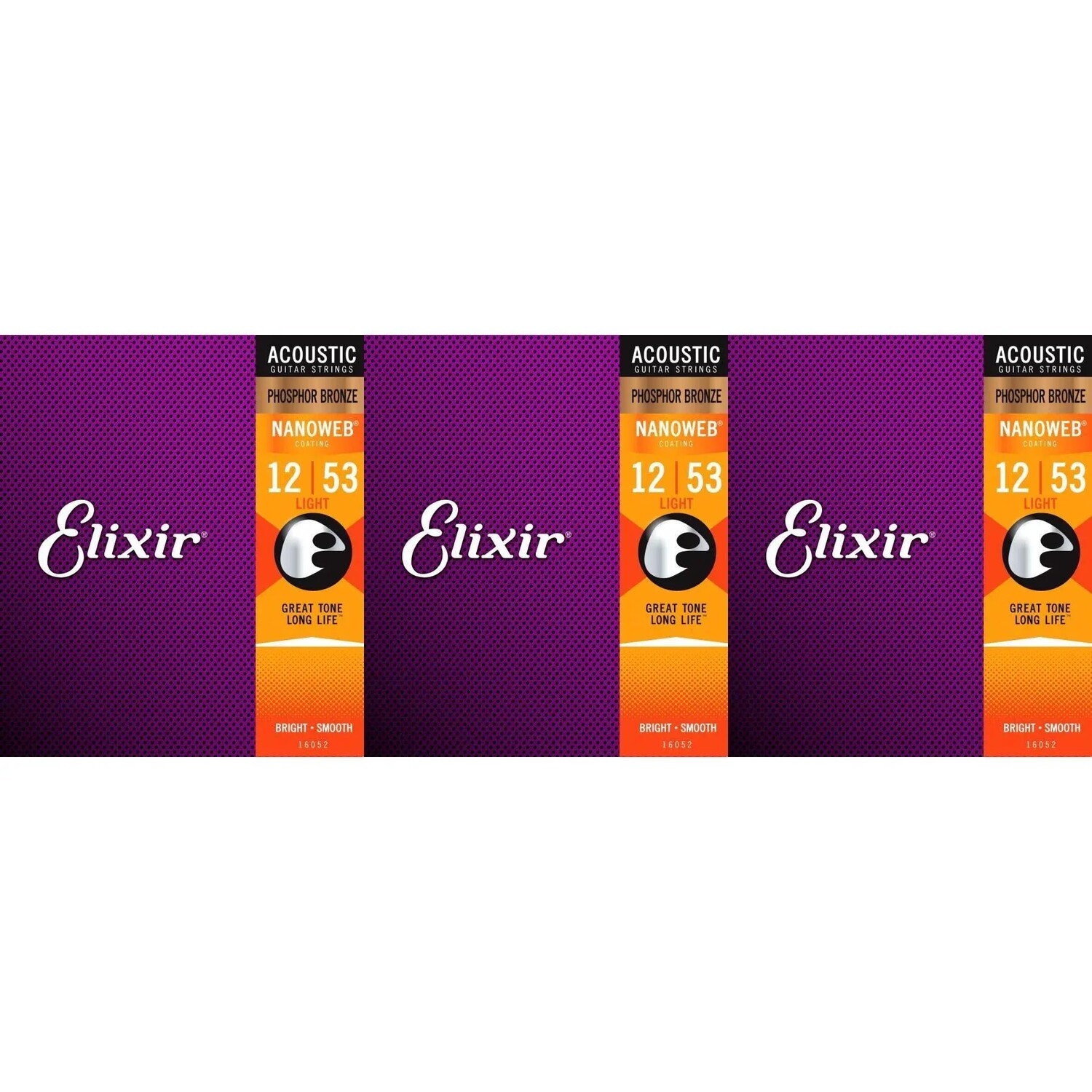 Струны для акустической гитары Elixir Strings 16052 Nanoweb Phosphor Bronze — .012-.053 Light (3 шт.)
Струны для акустической гитары Elixir Strings 16052 Nanoweb Phosphor Bronze — .012-.053 Light (3 шт.)