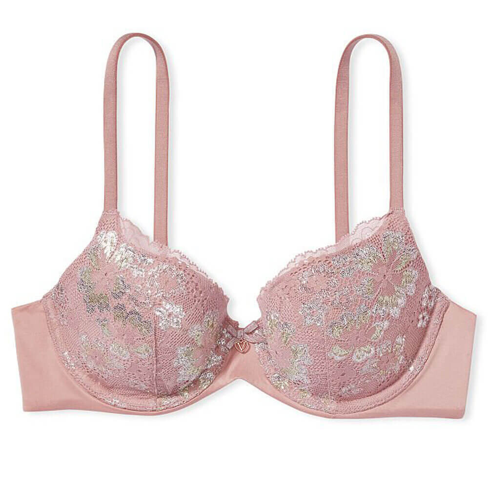 Кружевной бюстгальтер на легкой подкладке Victoria's Secret Body by Victoria Demi, светло-розовый
Кружевной бюстгальтер на легкой подкладке Victoria's Secret Body by Victoria Demi, светло-розовый