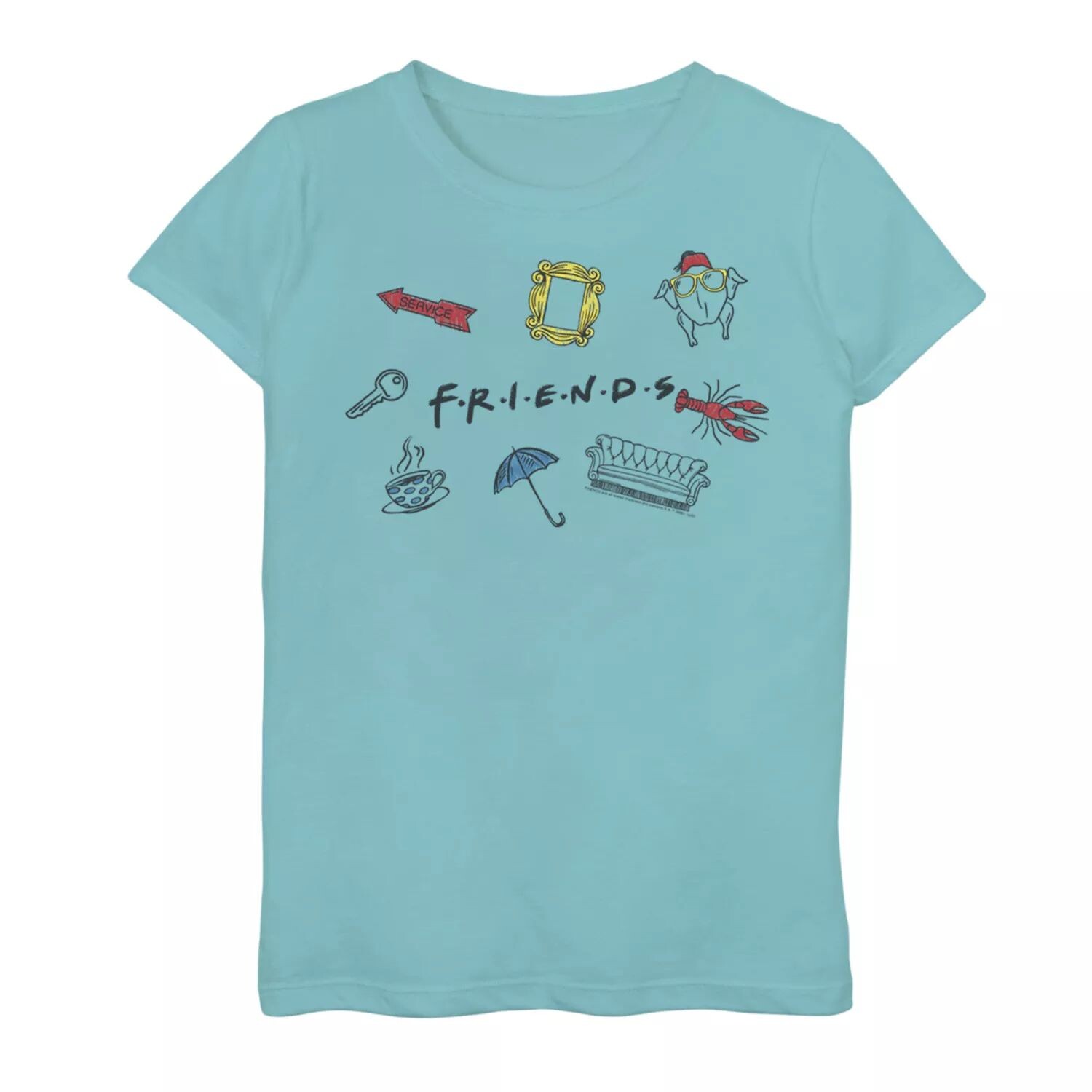 Футболка с логотипом Jumble для девочек 7–16 лет и рисунком Friends Licensed Character
Футболка с логотипом Jumble для девочек 7–16 лет и рисунком Friends Licensed Character
