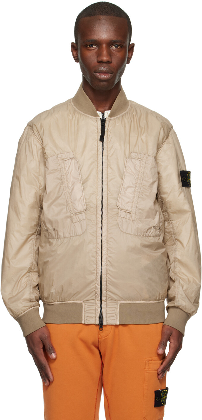 Серо-коричневая куртка-бомбер, окрашенная в готовом виде Stone Island, Коричневый
Серо-коричневая куртка-бомбер, окрашенная в готовом виде Stone Island, Коричневый