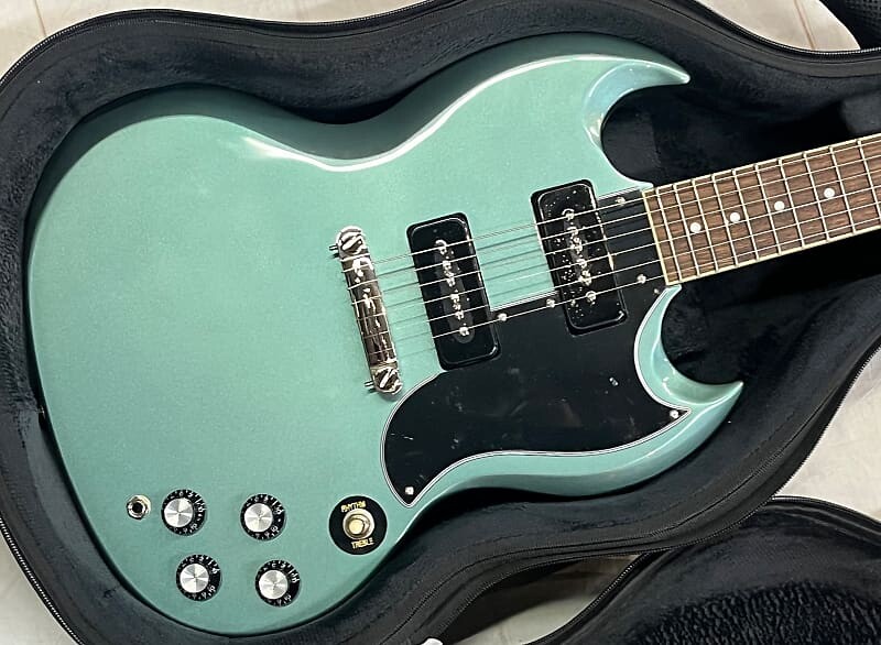 Epiphone SG Special P90 2022 - Faded Pelham Blue Новые неиспользованные Auth Dealer 6lbs11oz #803
Epiphone SG Special P90 2022 - Faded Pelham Blue Новые неиспользованные Auth Dealer 6lbs11oz #803