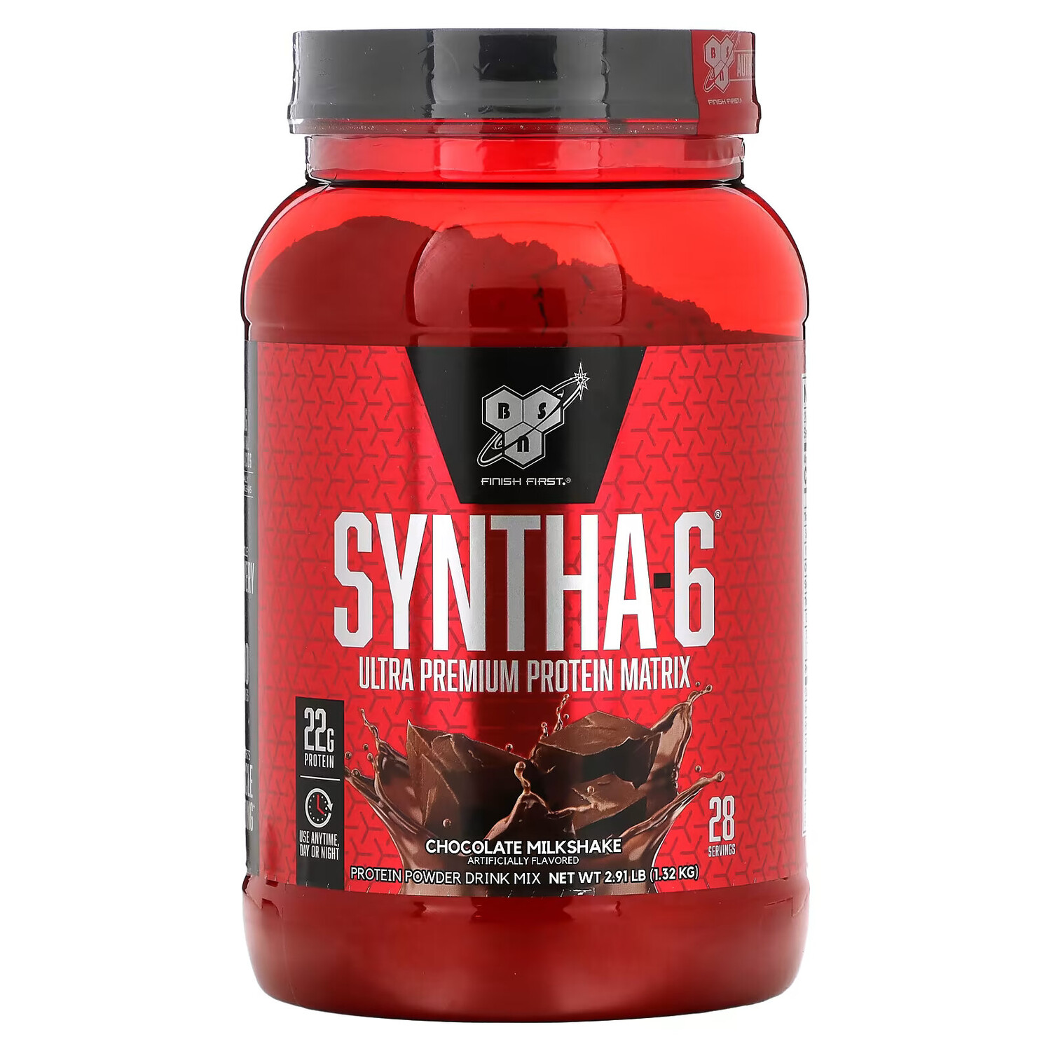 BSN, Syntha-6, белковая матрица ультра-премиум, шоколадный молочный коктейль, 1,32 кг (2,91 фунта)
BSN, Syntha-6, белковая матрица ультра-премиум, шоколадный молочный коктейль, 1,32 кг (2,91 фунта)