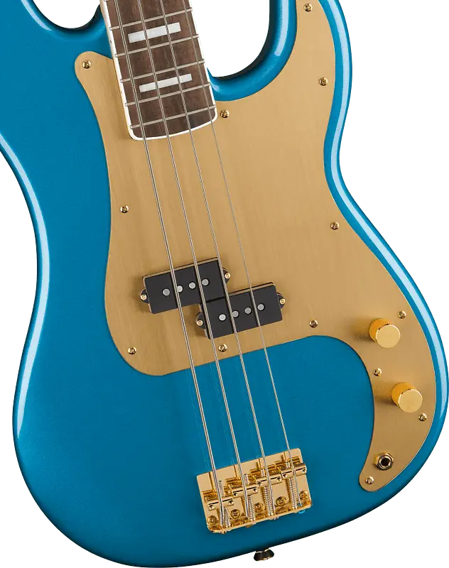 Fender 40th Anniversary Precision Bass, Gold Edition, гриф Laurel, синий цвет Lake Placid 0379430502
Fender 40th Anniversary Precision Bass, Gold Edition, гриф Laurel, синий цвет Lake Placid 0379430502