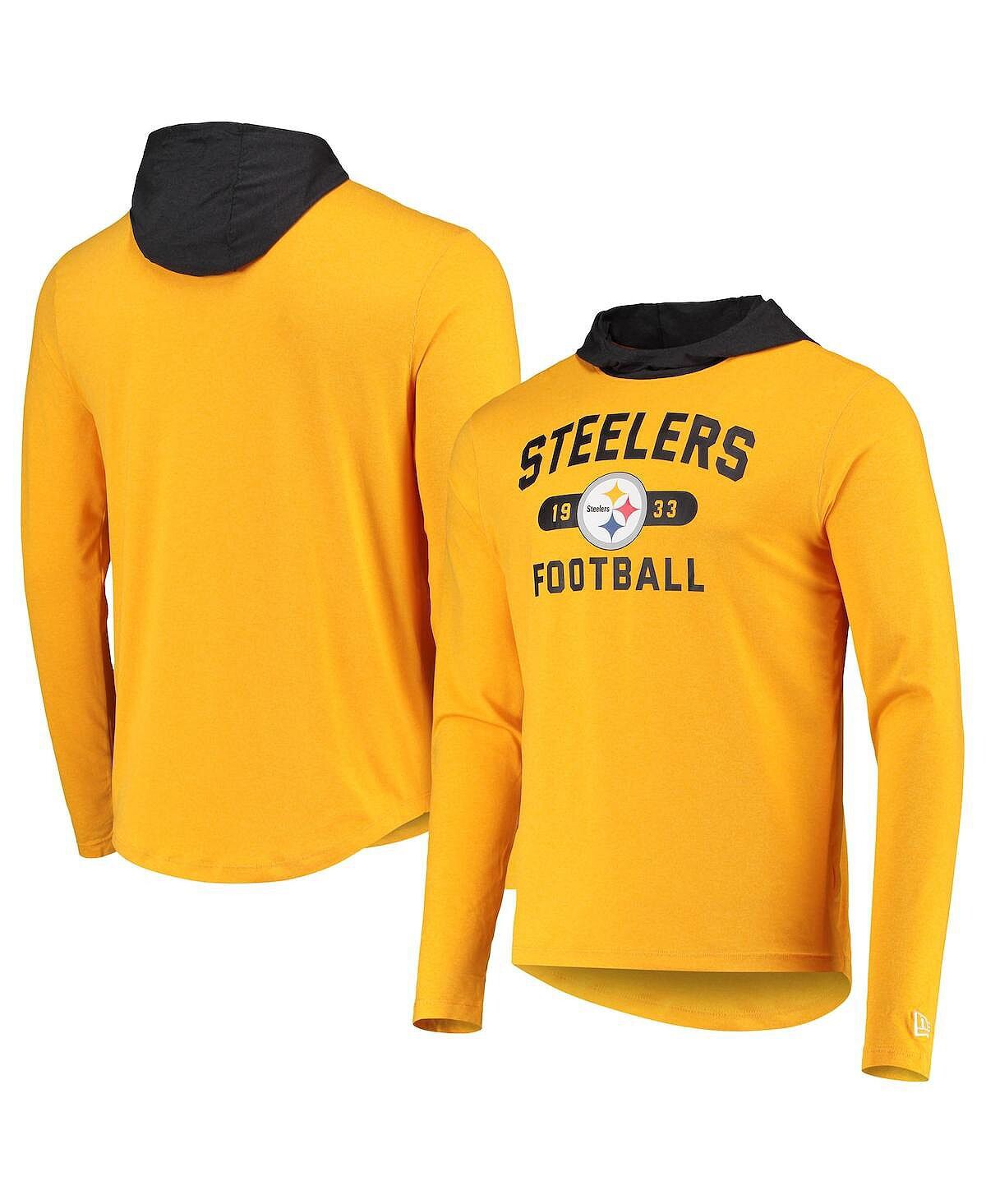 Мужская золотисто-черная футболка с длинным рукавом с капюшоном pittsburgh steelers active block New Era, мульти
Мужская золотисто-черная футболка с длинным рукавом с капюшоном pittsburgh steelers active block New Era, мульти