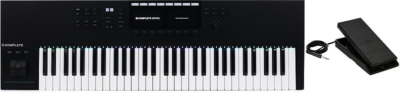 Контроллер умной клавиатуры Native Instruments Komplete Kontrol S61 с педалью громкости/экспрессии Yamaha FC7 Yamaha + Native Instruments FC7=1 24797=1
Контроллер умной клавиатуры Native Instruments Komplete Kontrol S61 с педалью громкости/экспрессии Yamaha FC7 Yamaha + Native Instruments FC7=1 24797=1