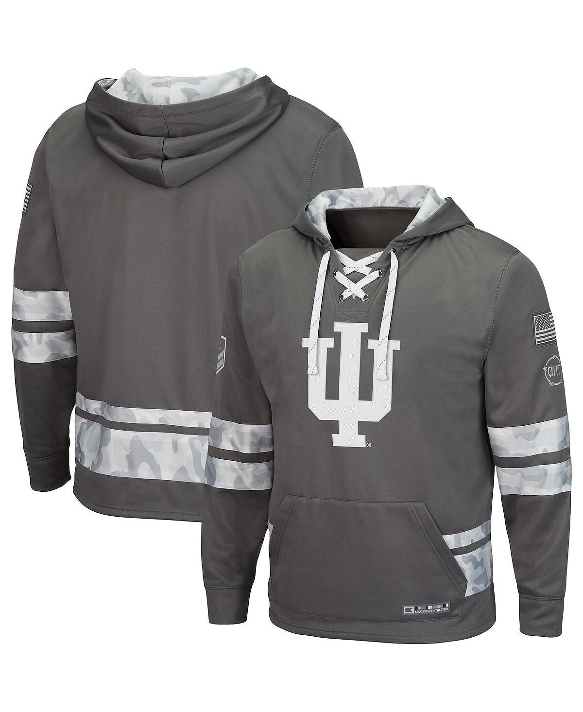 Мужская серая толстовка с капюшоном indiana hoosiers oht в стиле милитари со шнуровкой Colosseum, серый
Мужская серая толстовка с капюшоном indiana hoosiers oht в стиле милитари со шнуровкой Colosseum, серый