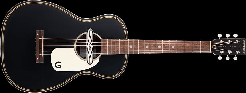 G9520E Gin Rickey Acoustic/Electric со звукоснимателем Soundhole, гриф из орехового дерева, черная дымовая труба Gretsch
G9520E Gin Rickey Acoustic/Electric со звукоснимателем Soundhole, гриф из орехового дерева, черная дымовая труба Gretsch
