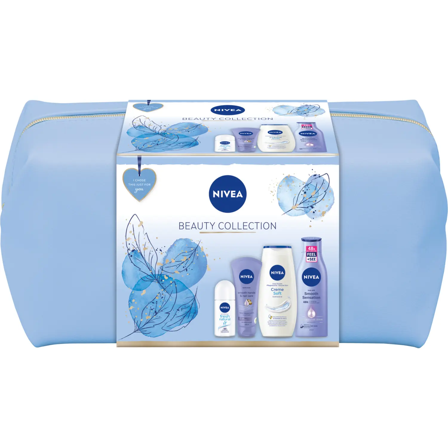 Nivea Beauty Collection набор: дезодорант шариковый женский, 50 мл + лосьон для тела, 250 мл + гель для душа, 250 мл + крем для рук, 100 мл
Nivea Beauty Collection набор: дезодорант шариковый женский, 50 мл + лосьон для тела, 250 мл + гель для душа, 250 мл + крем для рук, 100 мл