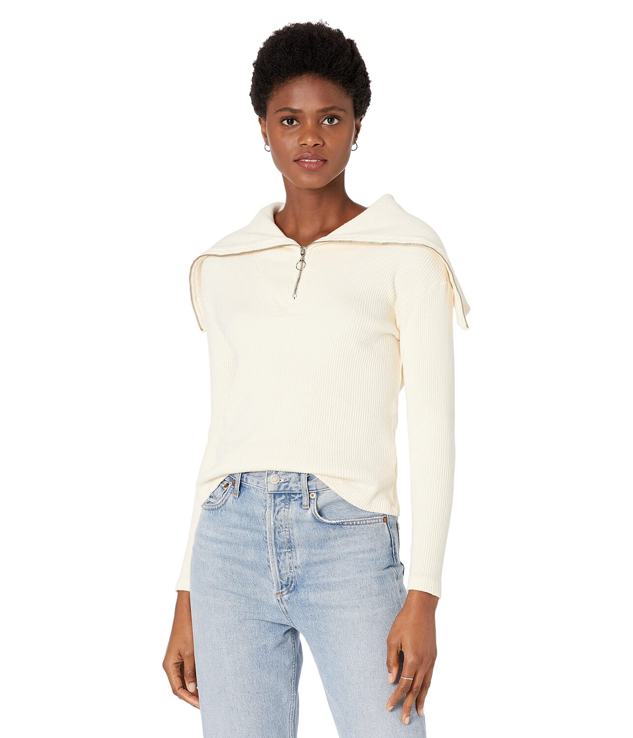 Пуловер MONROW, Brushed Rib 1/2 Zip Sweatshirt, Белый, Пуловер MONROW, Brushed Rib 1/2 Zip Sweatshirt
Пуловер MONROW, Brushed Rib 1/2 Zip Sweatshirt, Белый, Пуловер MONROW, Brushed Rib 1/2 Zip Sweatshirt