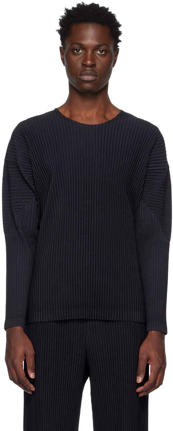 Коричневая футболка с длинным рукавом Monthly Color January Homme Plissé Issey Miyake, Коричневый
Коричневая футболка с длинным рукавом Monthly Color January Homme Plissé Issey Miyake, Коричневый