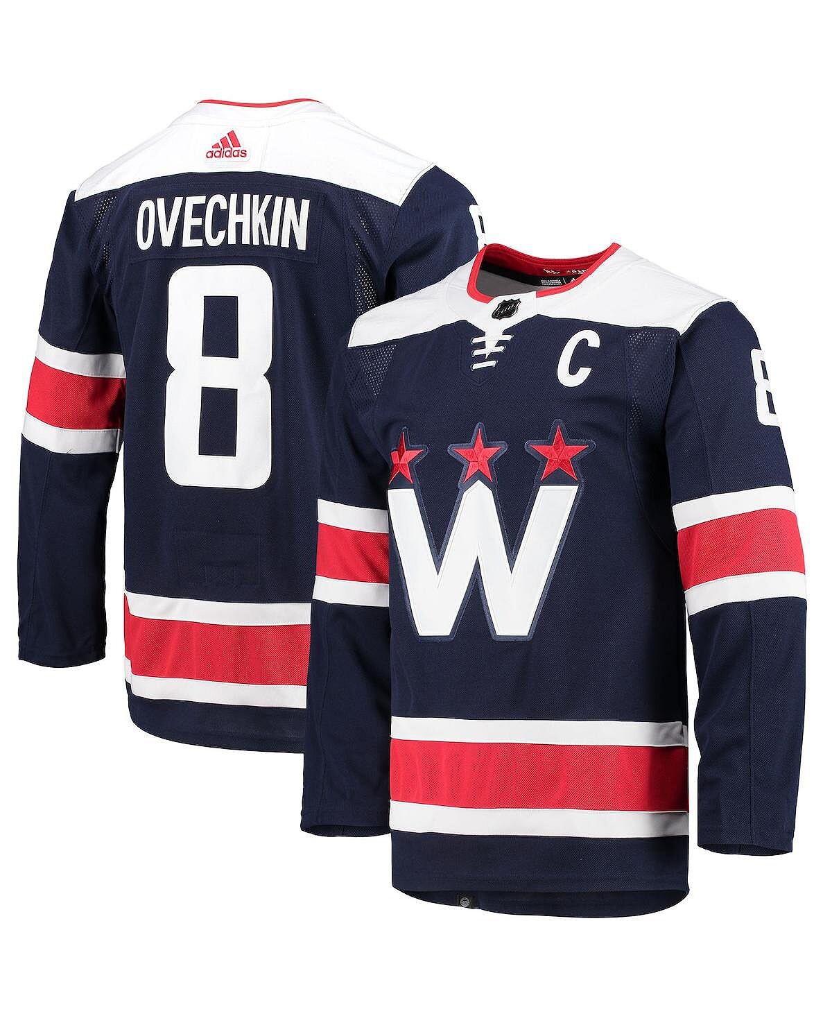 Мужская футболка Adidas Alexander Ovechkin Washington Capitals Alternate Size 42/60, темно-синий/красный
Мужская футболка Adidas Alexander Ovechkin Washington Capitals Alternate Size 42/60, темно-синий/красный