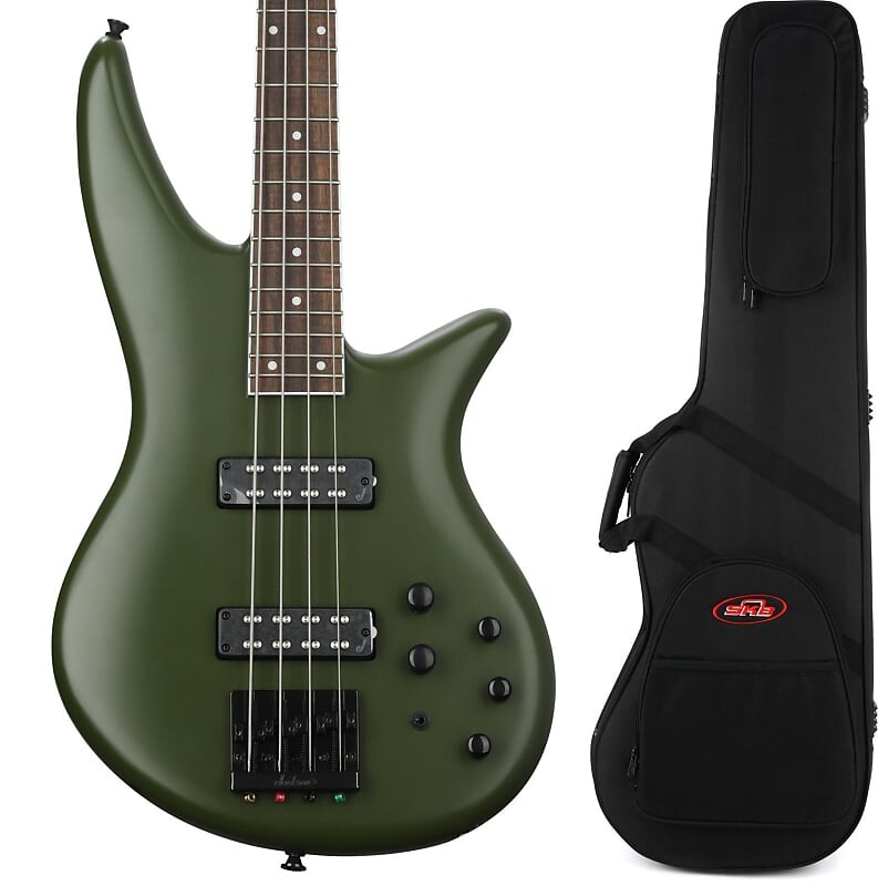 Электрическая бас-гитара Jackson X Series Spectra SBX IV — матовый армейский серый комплект с универсальным мягким чехлом SKB 1SKB-SCFB4 для электрической бас-гитары Jackson + SKB 2919904520=1 1SKB-SCFB4=1
Электрическая бас-гитара Jackson X Series Spectra SBX IV — матовый армейский серый комплект с универсальным мягким чехлом SKB 1SKB-SCFB4 для электрической бас-гитары Jackson + SKB 2919904520=1 1SKB-SCFB4=1