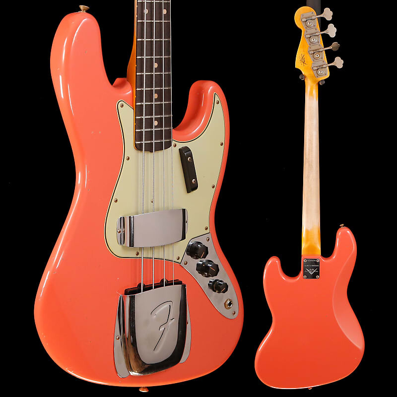 Fender Custom Shop Journeyman Relic 64 Jazz Bass, Tahitian Coral 9lbs 8.9oz Journeyman Relic Jazz Bass Super Faded Aged Tahitian Coral ...
Fender Custom Shop Journeyman Relic 64 Jazz Bass, Tahitian Coral 9lbs 8.9oz Journeyman Relic Jazz Bass Super Faded Aged Tahitian Coral ...