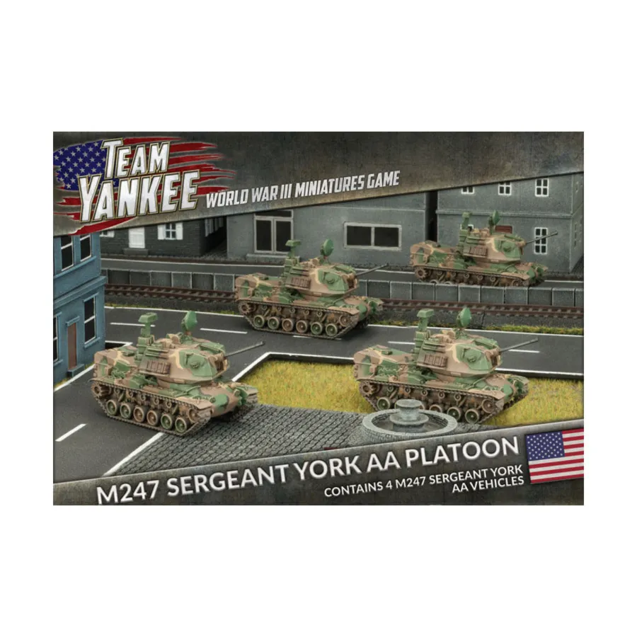 M247 Сержант Йоркский взвод ПВО, Team Yankee - World War III - American Army (1:100)
M247 Сержант Йоркский взвод ПВО, Team Yankee - World War III - American Army (1:100)