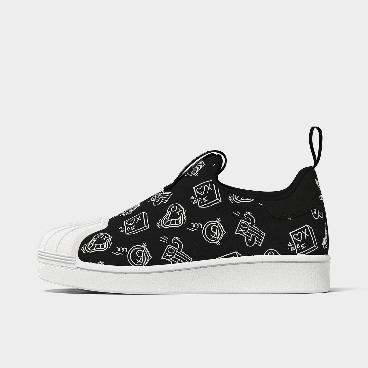 Детская повседневная обувь без шнурков Adidas Originals x Andre Saraiva Superstar 360 для малышей, черный
Детская повседневная обувь без шнурков Adidas Originals x Andre Saraiva Superstar 360 для малышей, черный