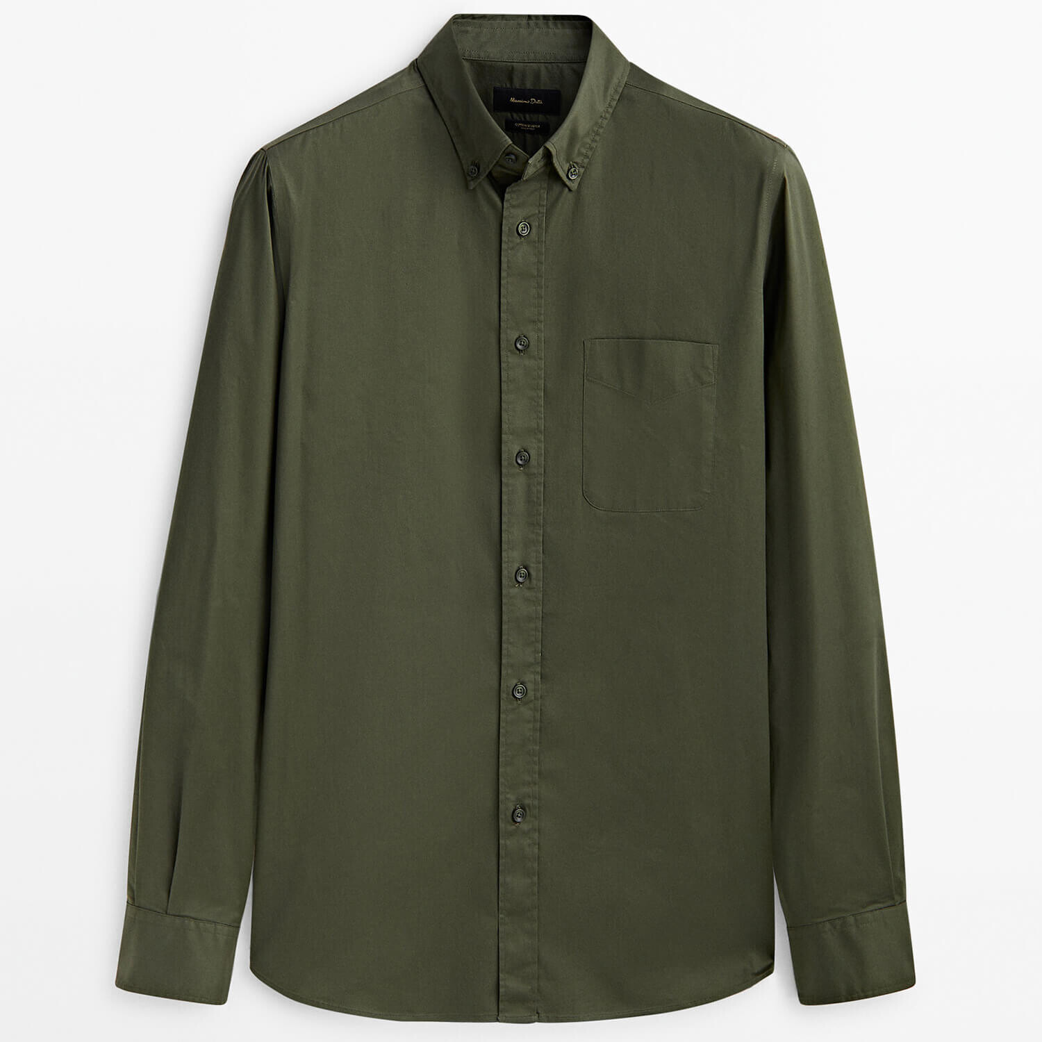 Рубашка Massimo Dutti Regular Fit Stretchy Cotton Blend With Pocket, темно-зеленый
Рубашка Massimo Dutti Regular Fit Stretchy Cotton Blend With Pocket, темно-зеленый