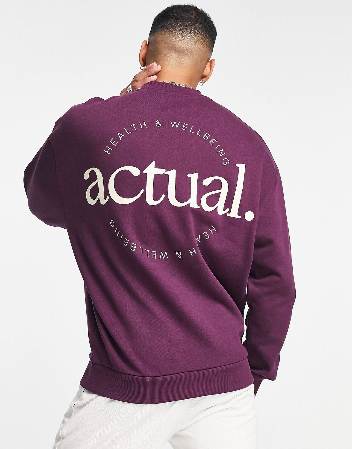 Толстовка оверсайз с логотипом сзади ASOS Actual ягодно-фиолетового цвета, Фиолетовый
Толстовка оверсайз с логотипом сзади ASOS Actual ягодно-фиолетового цвета, Фиолетовый