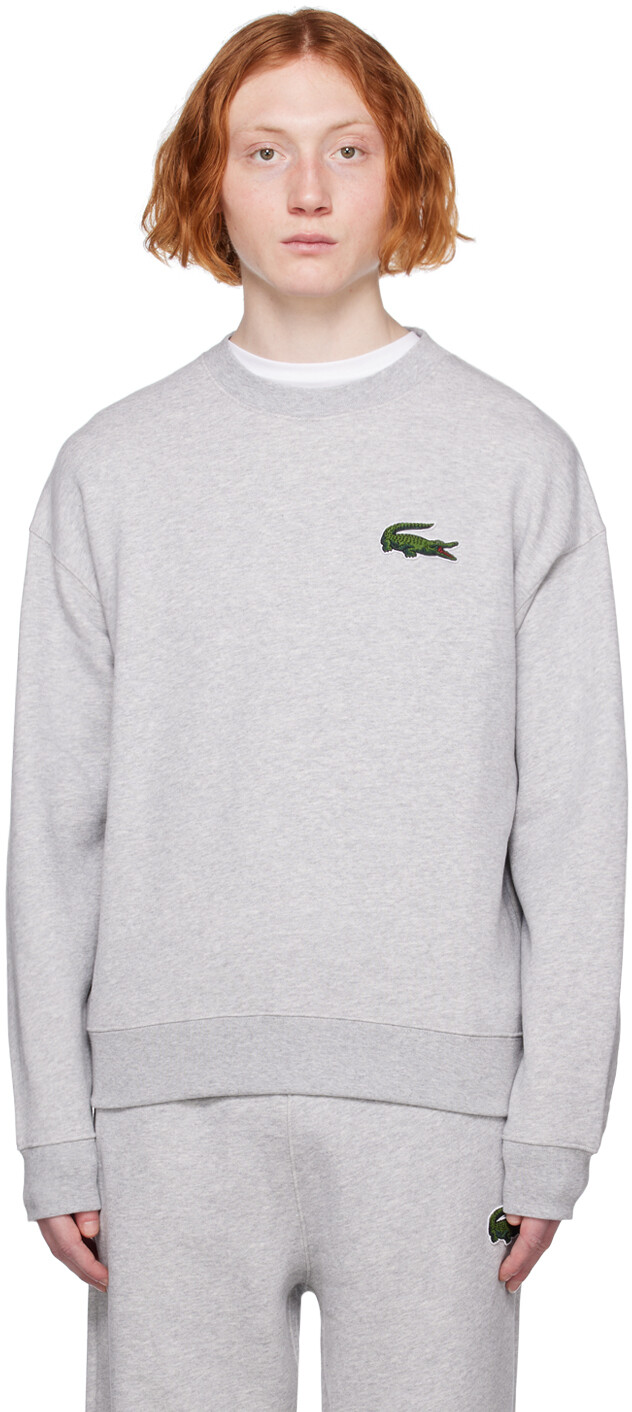 Серая толстовка свободного кроя Lacoste, Серый, Серая толстовка свободного кроя Lacoste
Серая толстовка свободного кроя Lacoste, Серый, Серая толстовка свободного кроя Lacoste