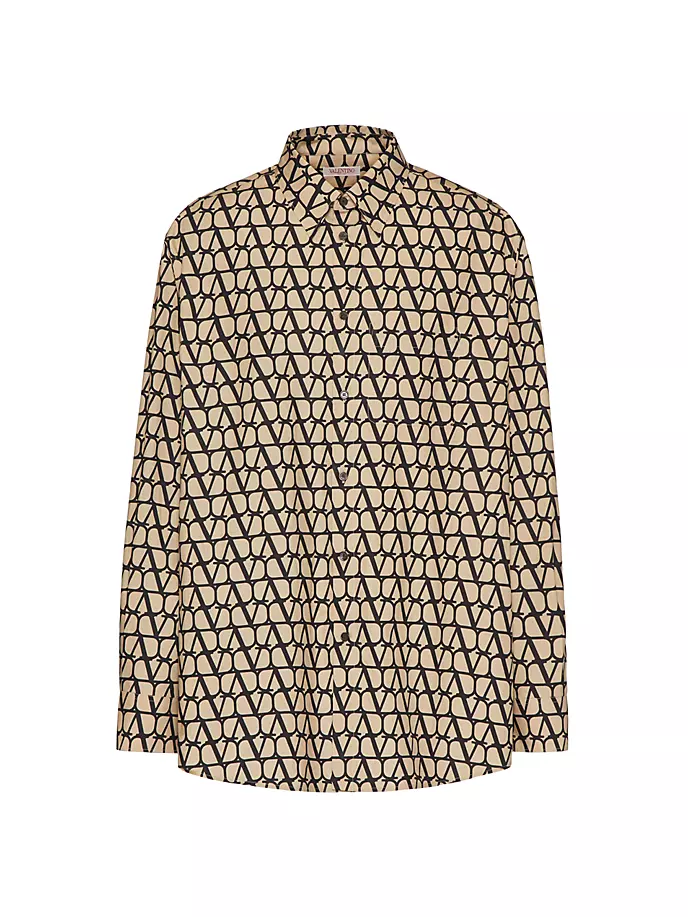 Хлопковая рубашка с длинными рукавами и принтом Toile Iconographe Valentino Garavani, черный
Хлопковая рубашка с длинными рукавами и принтом Toile Iconographe Valentino Garavani, черный