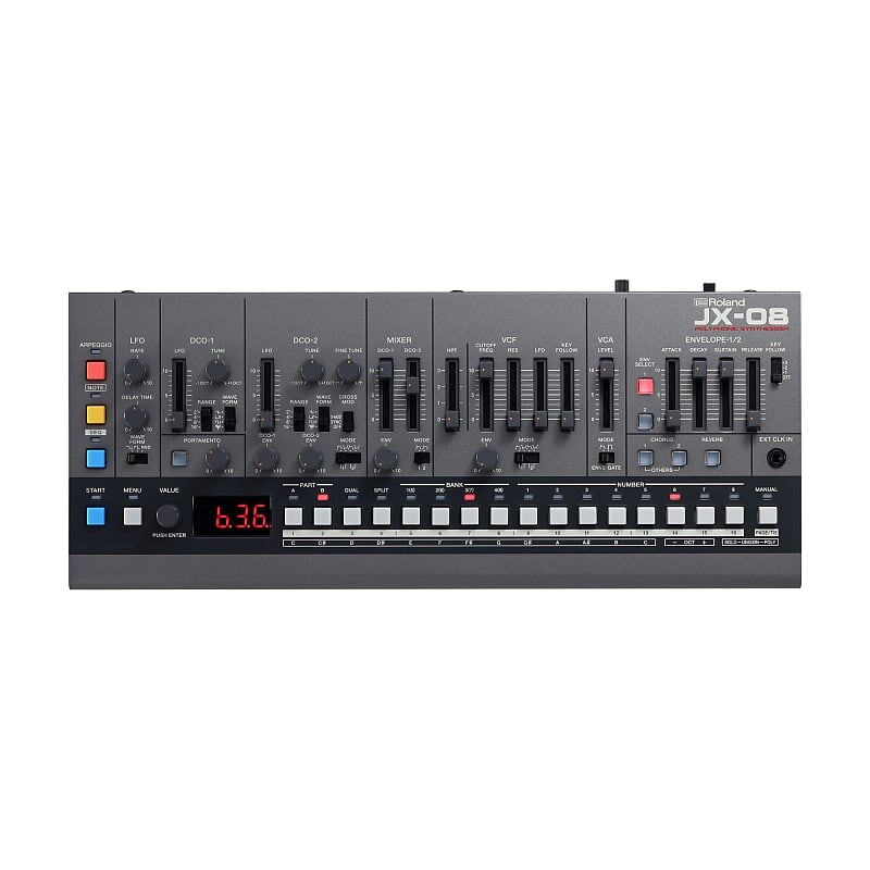 Настольный синтезатор Roland JX-08 Boutique Series JX-08 Boutique Series Desktop Synth Module
Настольный синтезатор Roland JX-08 Boutique Series JX-08 Boutique Series Desktop Synth Module