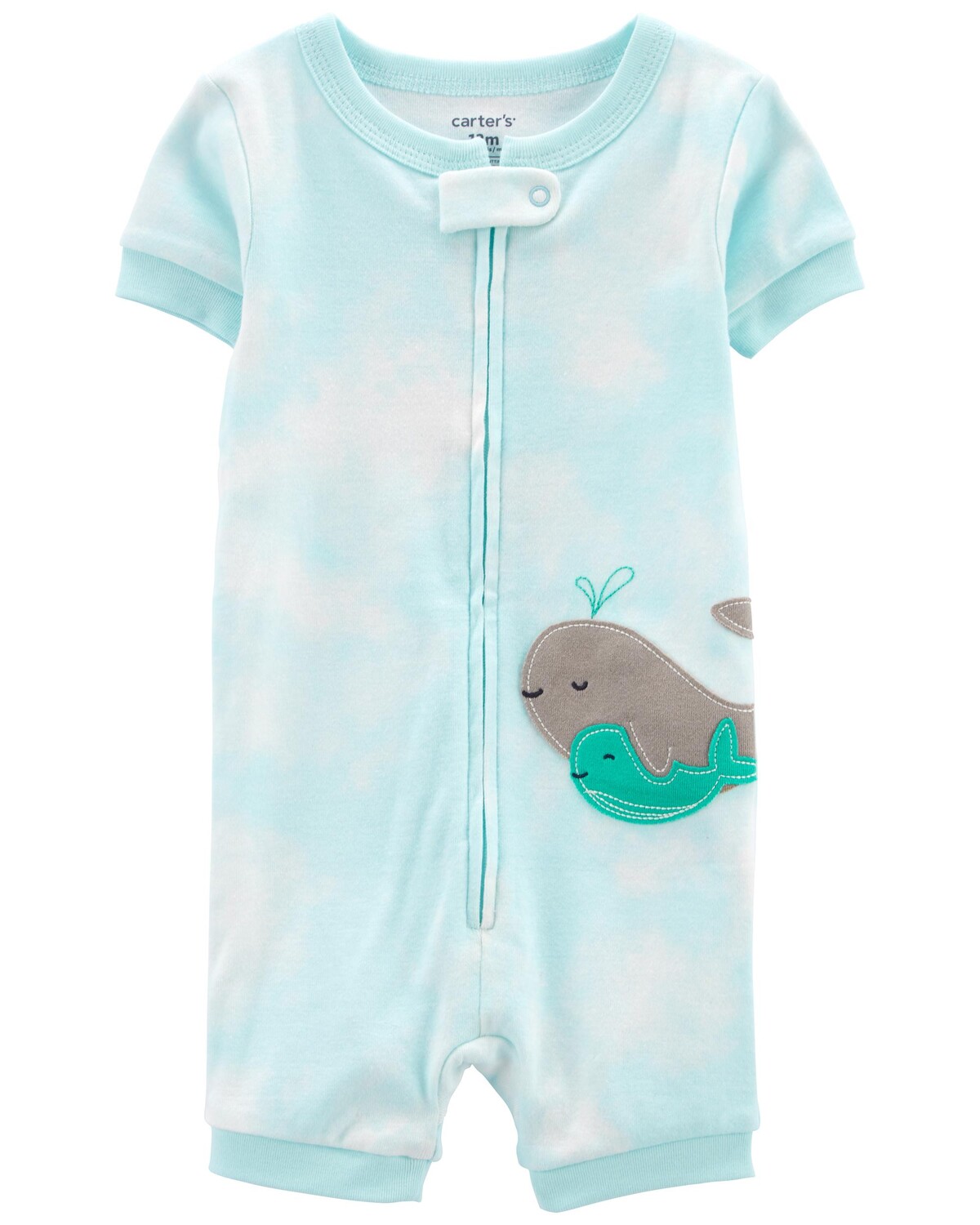 Цельнокроеный пижамный комбинезон Sea Creatures из 100 % хлопка для малышей с плотным прилеганием Carter's, синий
Цельнокроеный пижамный комбинезон Sea Creatures из 100 % хлопка для малышей с плотным прилеганием Carter's, синий