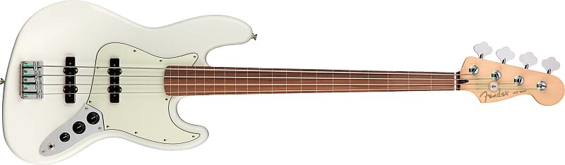 4-струнная безладовая джазовая бас-гитара Fender Player Series с отделкой Polar White 0149933515
4-струнная безладовая джазовая бас-гитара Fender Player Series с отделкой Polar White 0149933515