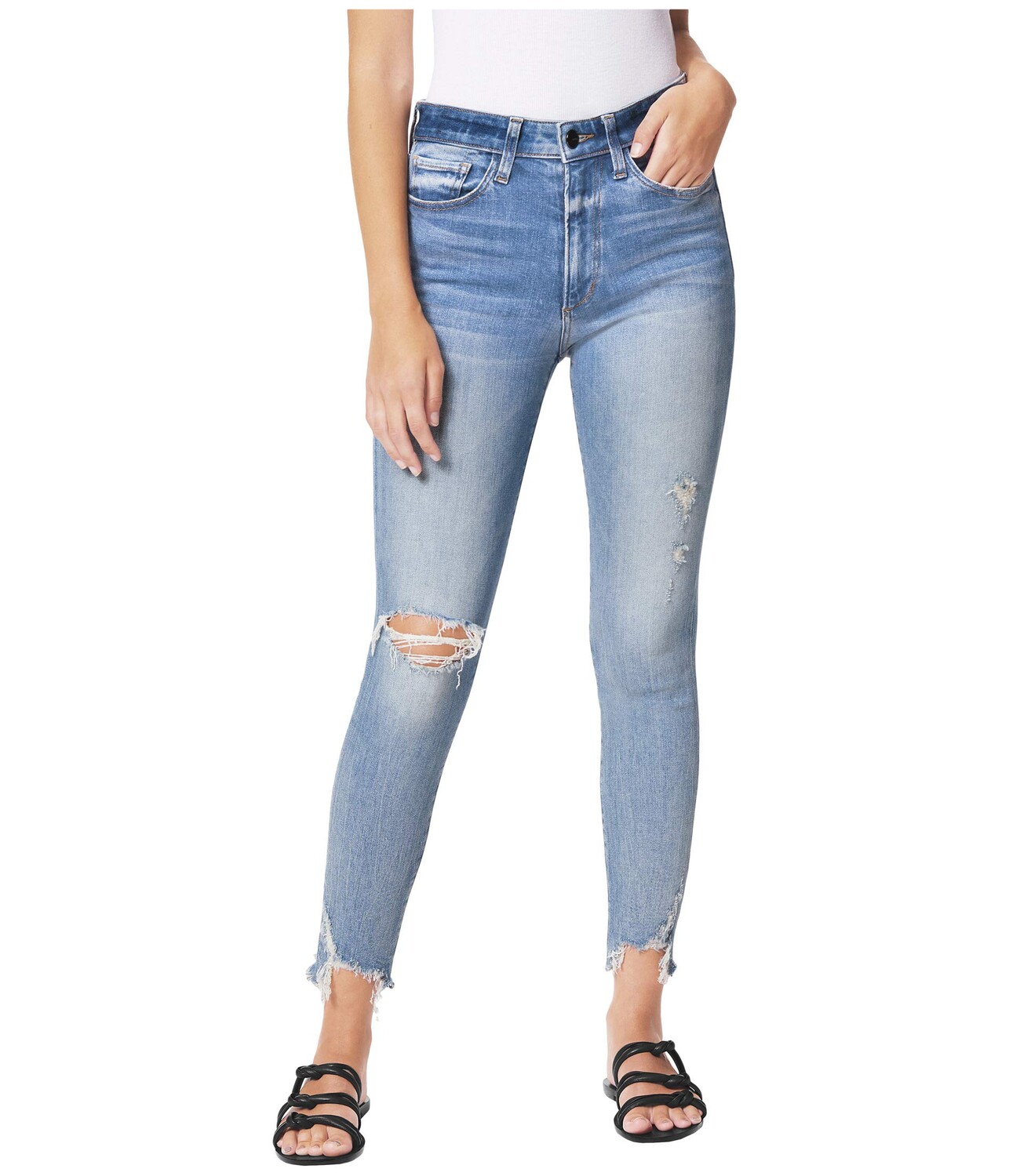 Джинсы Joe's Jeans, Charlie Crop w/ Destroyed Hem & Fray Hem in Carmenita
Джинсы Joe's Jeans, Charlie Crop w/ Destroyed Hem & Fray Hem in Carmenita