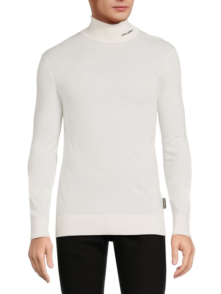 Свитер из мериносовой шерсти с высоким воротником Karl Lagerfeld Paris, цвет Off White
Свитер из мериносовой шерсти с высоким воротником Karl Lagerfeld Paris, цвет Off White