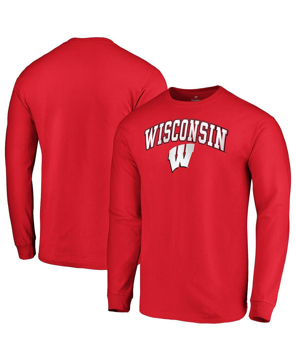 Мужская фирменная красная футболка wisconsin badgers campus с длинным рукавом Fanatics, красный
Мужская фирменная красная футболка wisconsin badgers campus с длинным рукавом Fanatics, красный