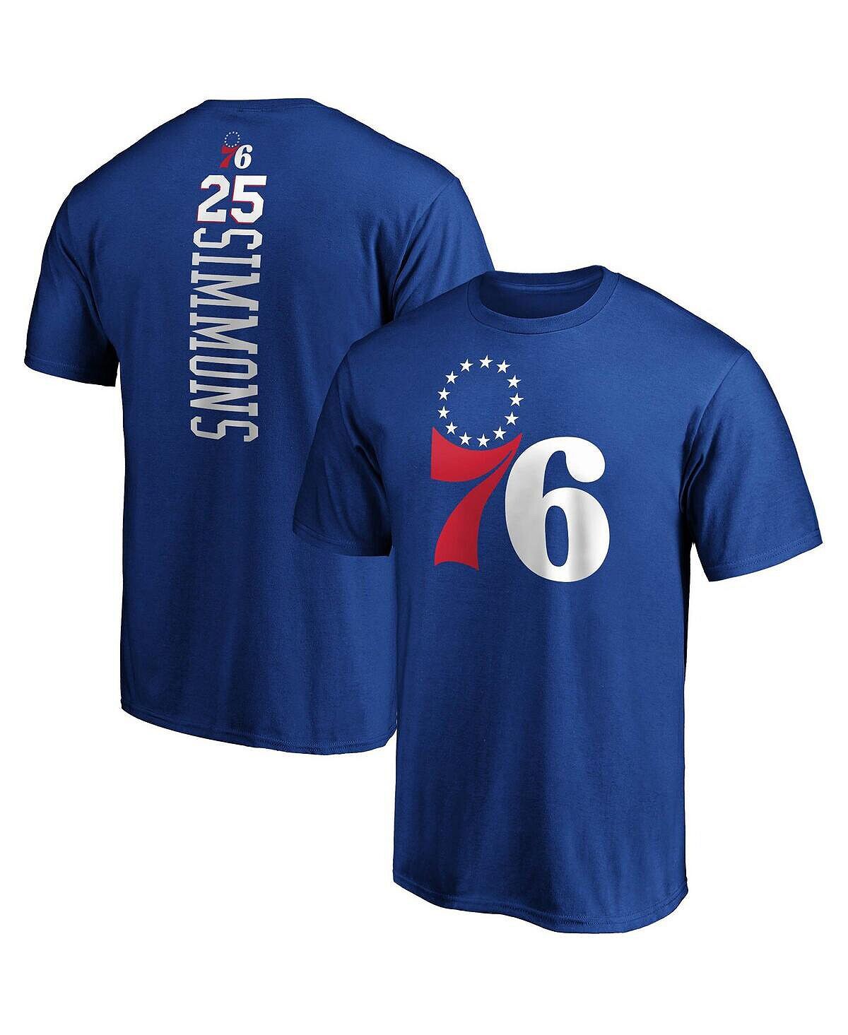 Мужская футболка с логотипом команды ben simmons royal philadelphia 76ers playmaker name number team Fanatics
Мужская футболка с логотипом команды ben simmons royal philadelphia 76ers playmaker name number team Fanatics