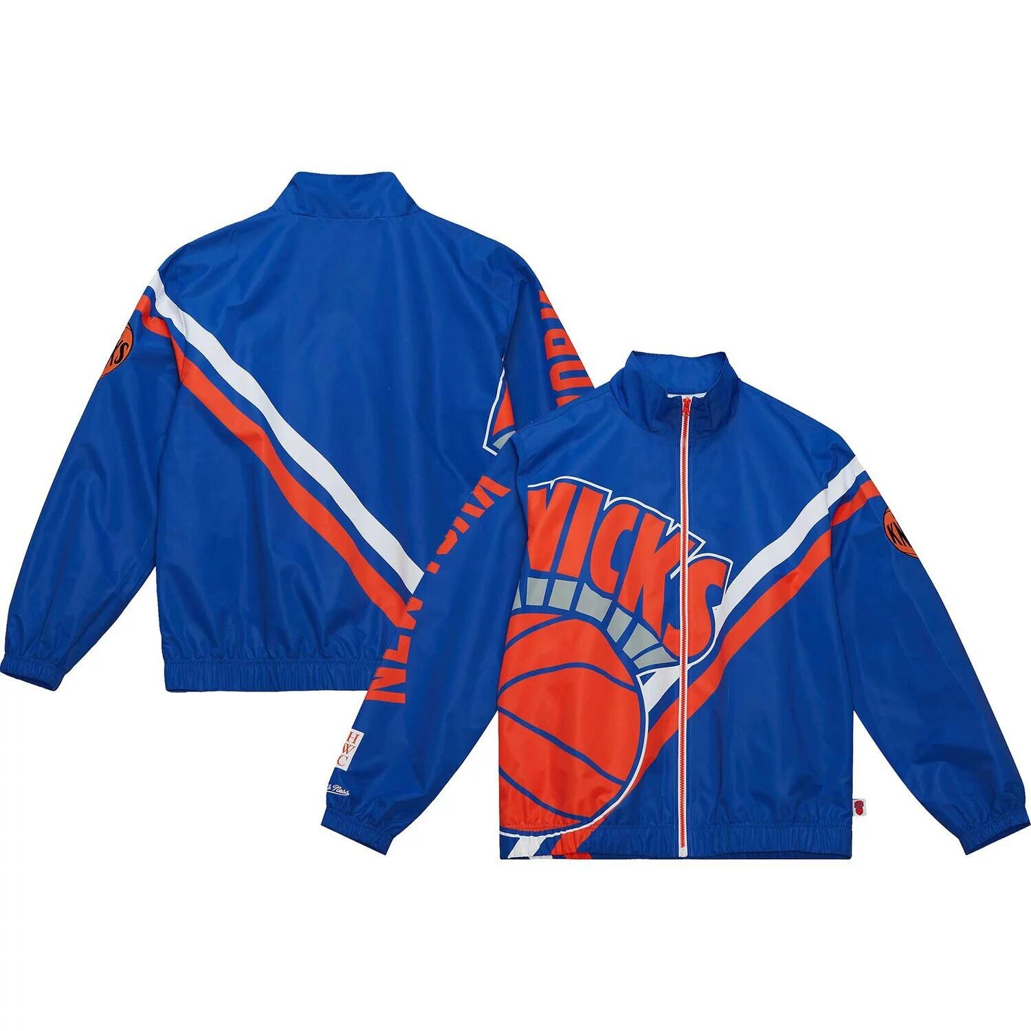 Мужская синяя утепленная куртка с молнией во всю длину Mitchell & Ness New York Knicks с взорванным логотипом, Синий
Мужская синяя утепленная куртка с молнией во всю длину Mitchell & Ness New York Knicks с взорванным логотипом, Синий