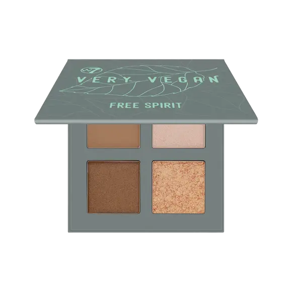 W7 Very Vegan Pressed Pigment Quad Палетка прессованных пигментов для глаз Free Spirit, 8г
W7 Very Vegan Pressed Pigment Quad Палетка прессованных пигментов для глаз Free Spirit, 8г
