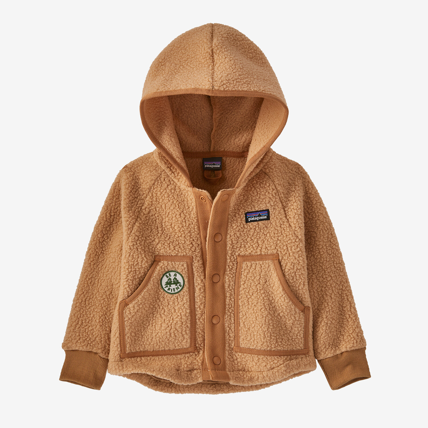 Детская флисовая куртка в стиле ретро с ворсом Patagonia, цвет Be a Friend: Dark Camel
Детская флисовая куртка в стиле ретро с ворсом Patagonia, цвет Be a Friend: Dark Camel