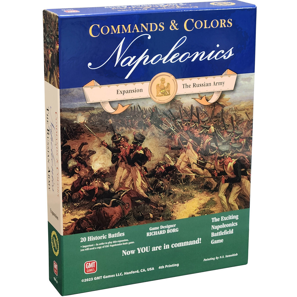 Настольная игра GMT Games Commands & Colors: Napoleonics - Russian Army Expansion (4th Printing)
Настольная игра GMT Games Commands & Colors: Napoleonics - Russian Army Expansion (4th Printing)