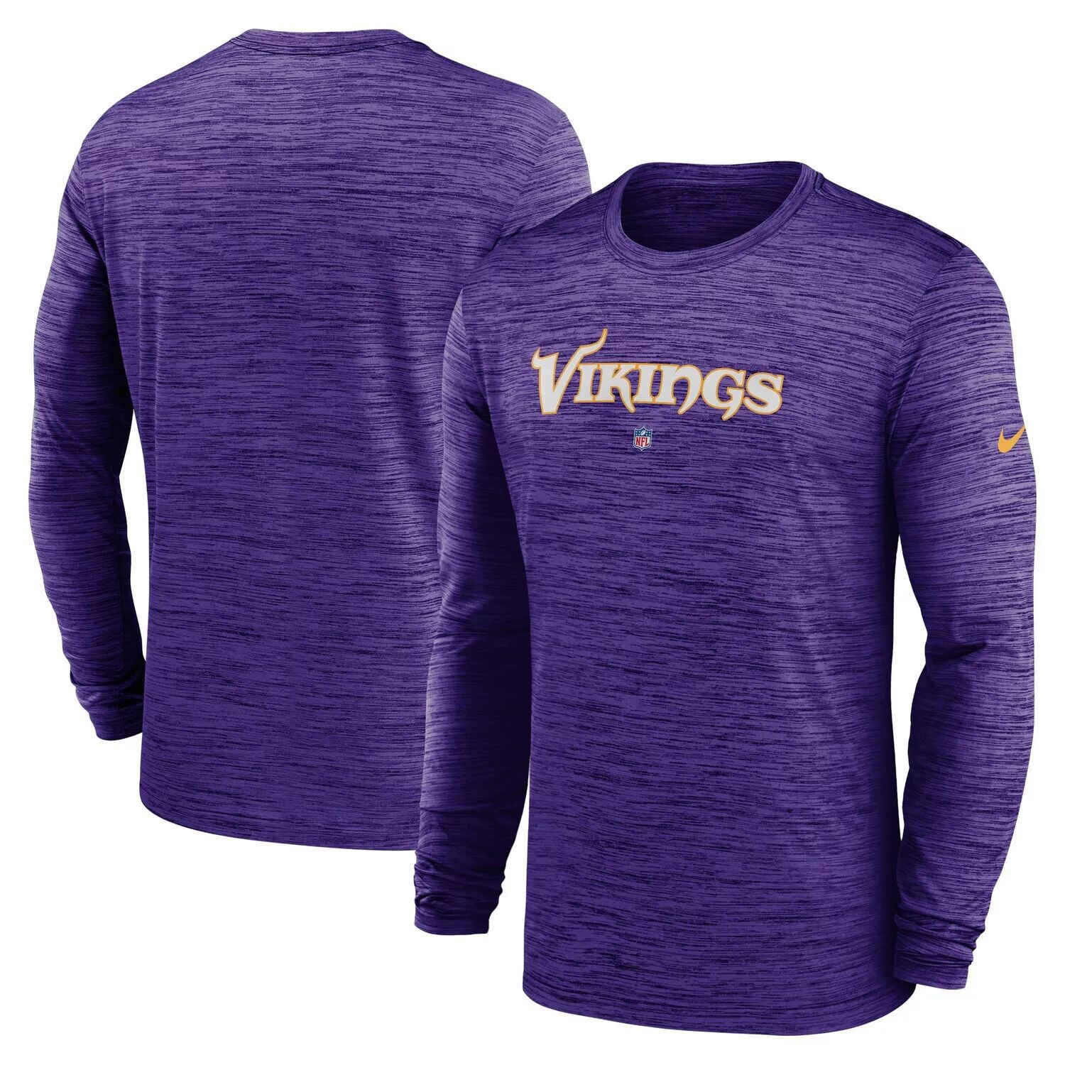 Мужская фиолетовая футболка с длинным рукавом Minnesota Vikings Sideline Team Velocity Performance Nike, Фиолетовый
Мужская фиолетовая футболка с длинным рукавом Minnesota Vikings Sideline Team Velocity Performance Nike, Фиолетовый