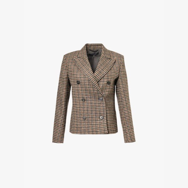Двубортный пиджак Nausica из смесовой шерсти с узором «гусиная лапка» Weekend Max Mara, серый
Двубортный пиджак Nausica из смесовой шерсти с узором «гусиная лапка» Weekend Max Mara, серый