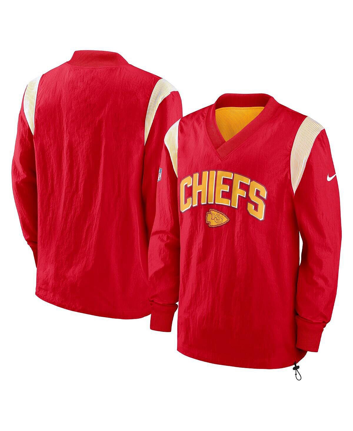 Мужской красный пуловер-ветровка Kansas City Chiefs Sideline Athletic Stack с v-образным вырезом Nike
Мужской красный пуловер-ветровка Kansas City Chiefs Sideline Athletic Stack с v-образным вырезом Nike