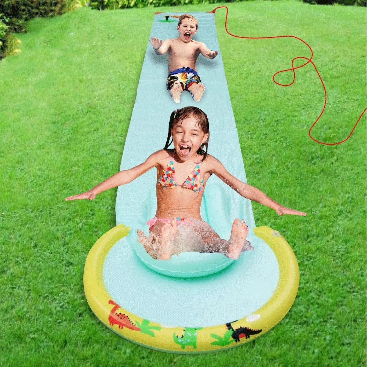 Hoovy Giant 16-футовая детская игрушка-скольжение и всплеск воды на заднем дворе с бодибордом Hoovy
Hoovy Giant 16-футовая детская игрушка-скольжение и всплеск воды на заднем дворе с бодибордом Hoovy