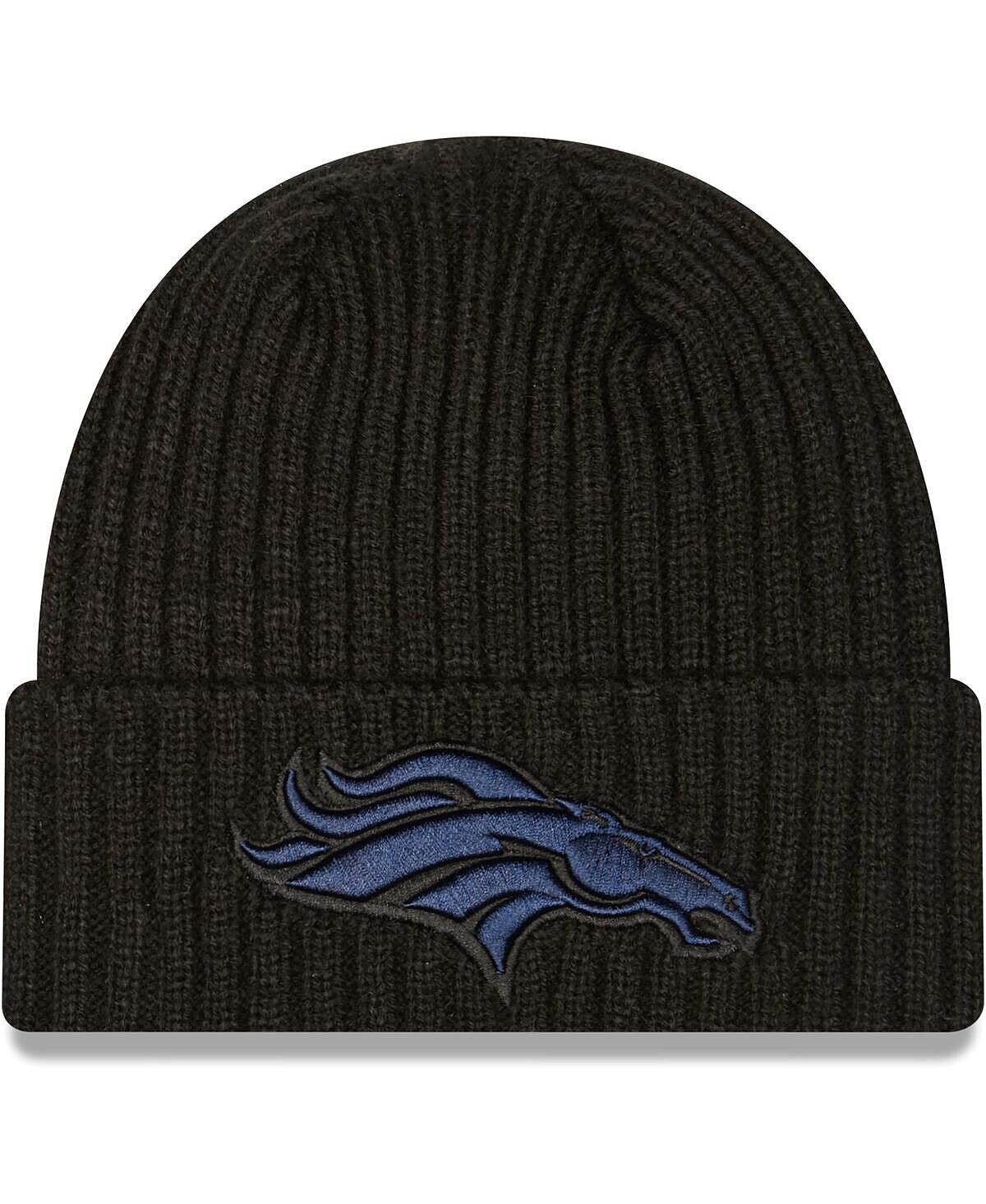 Мужская черная классическая вязаная шапка с манжетами Denver Broncos Logo Core New Era
Мужская черная классическая вязаная шапка с манжетами Denver Broncos Logo Core New Era
