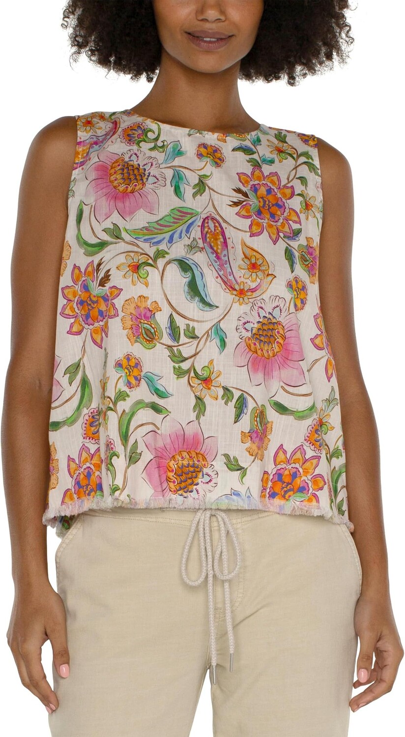 Рубашка Liverpool Los Angeles Sleeve Woven Top with Button Back and Fray Hem, цвет Pink Multi Floral
Рубашка Liverpool Los Angeles Sleeve Woven Top with Button Back and Fray Hem, цвет Pink Multi Floral